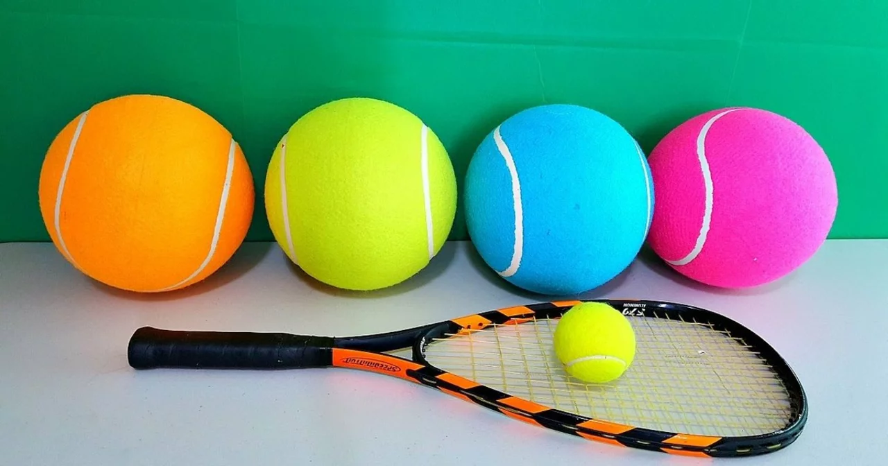 What happens to the balls discarded by pro tennis players?